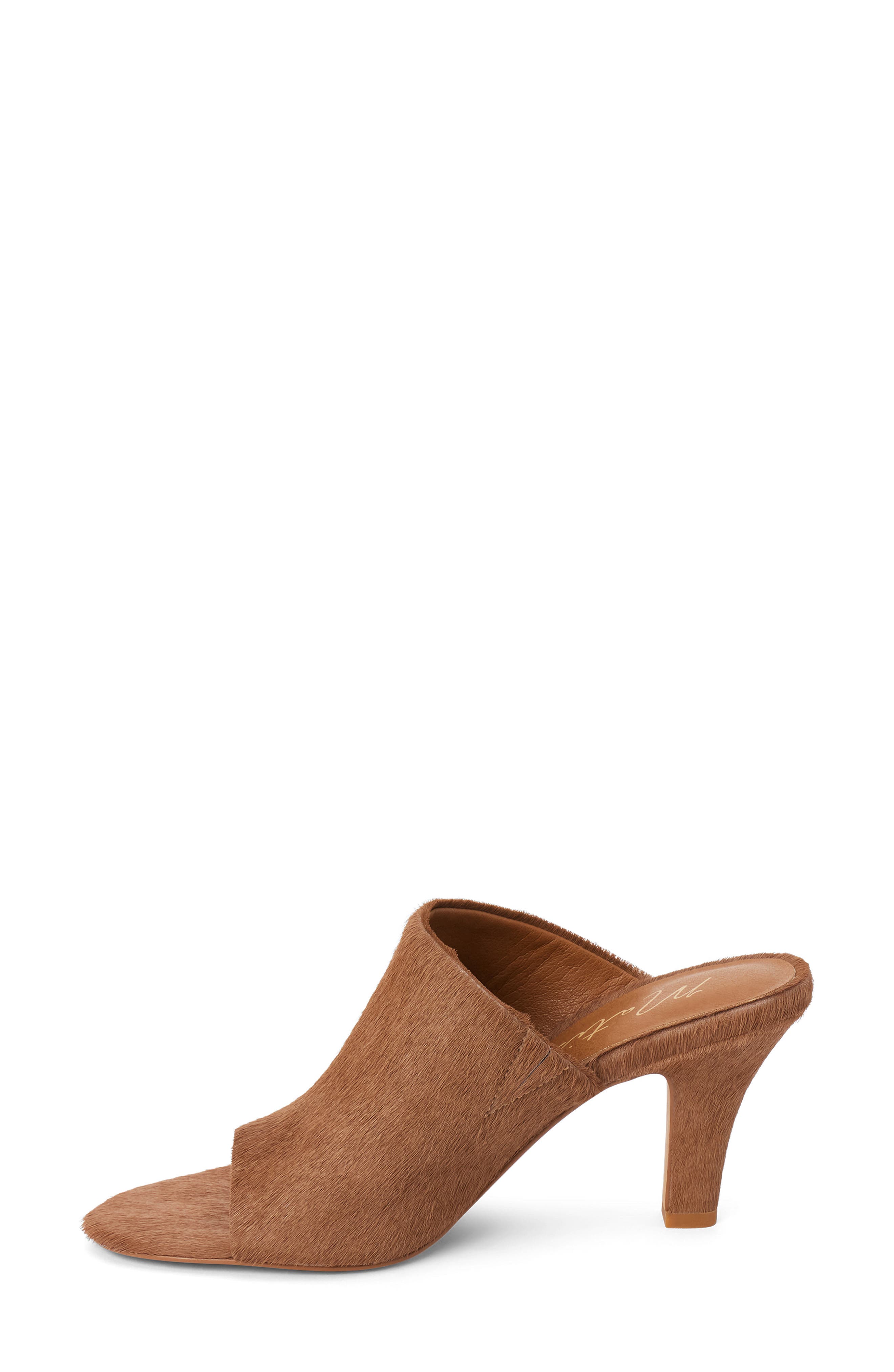Matisse Dante Genuine Calf Hair Slide Sandal, Alternate, color, Brown