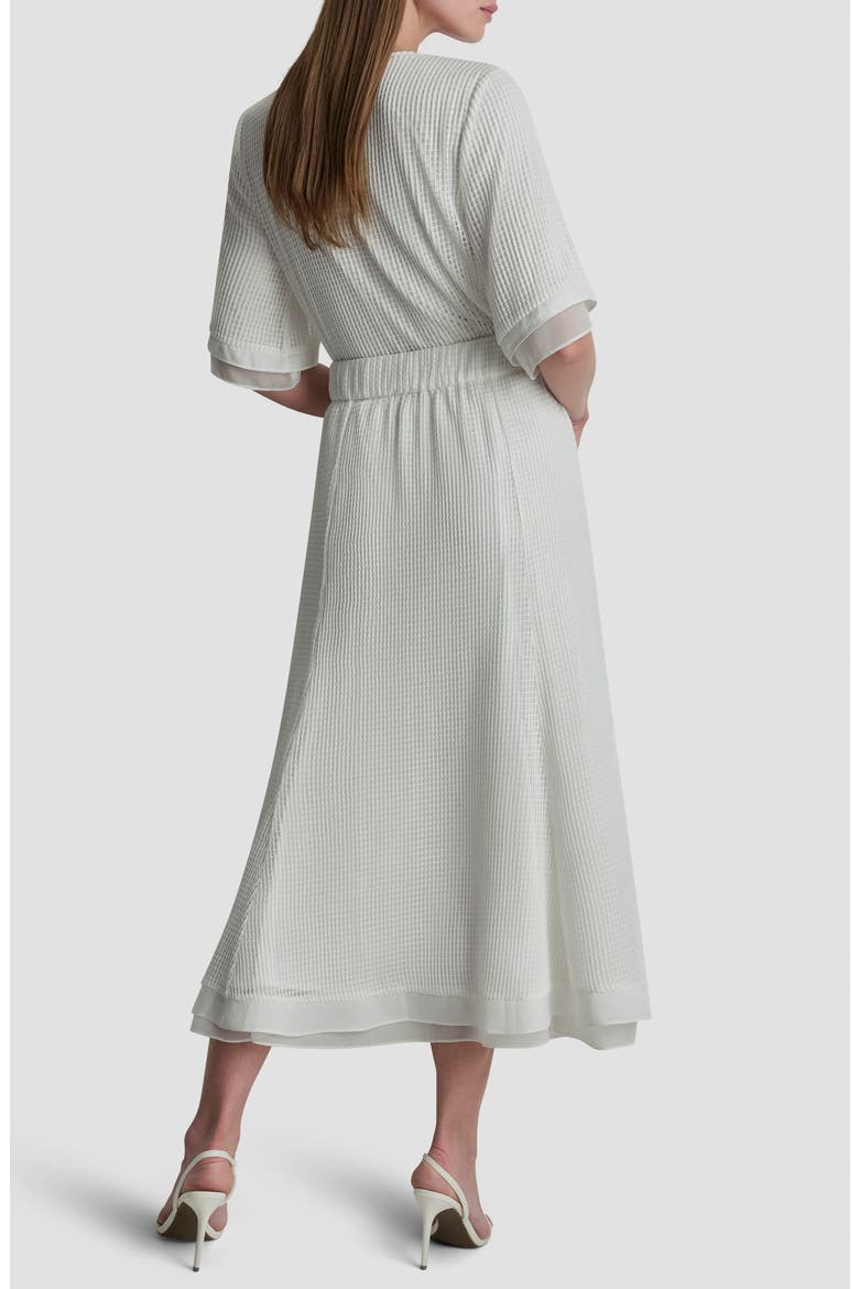 Windowpane A-Line Skirt, Alternate, color, IVORY