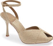 Jeffrey Campbell Behoove Ankle Strap Peep Toe Pump