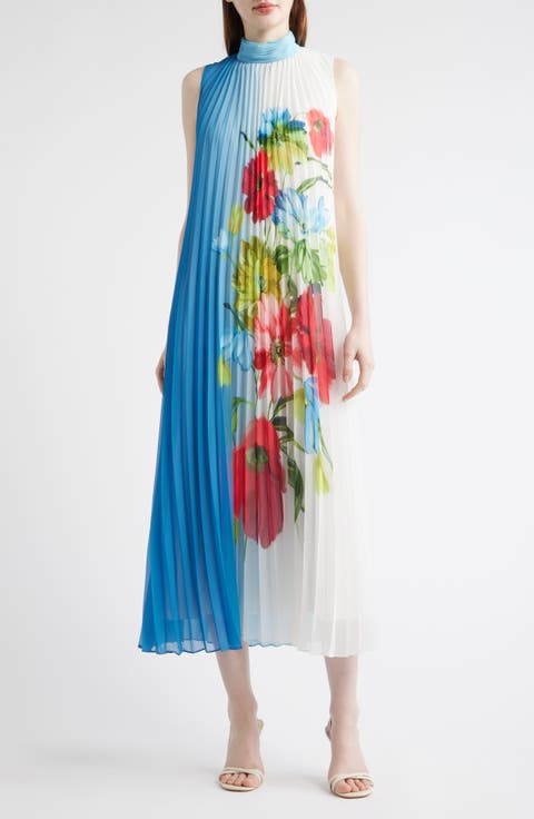 The Reilley Pleated Maxi Dress
