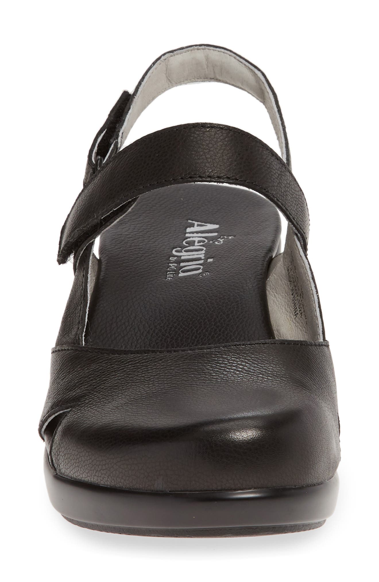 Alegria Tarah Slingback Sandal, Alternate, color, BLACK CASUAL LEATHER