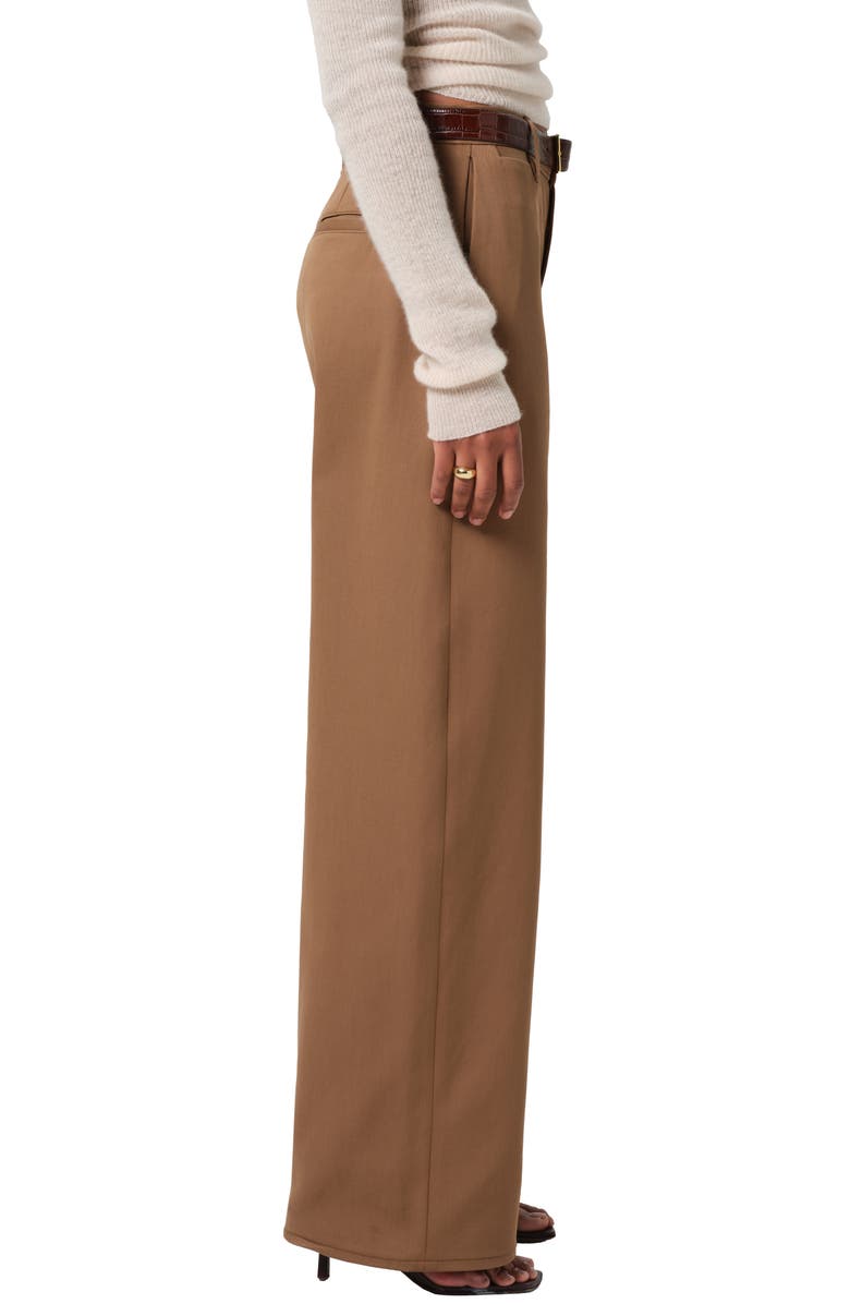 Citizens of Humanity Ayla High Waist Wide Leg Pants, Alternate, color, Nut