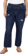 City Chic Adelyn High Waist Relaxed Crop Jeans