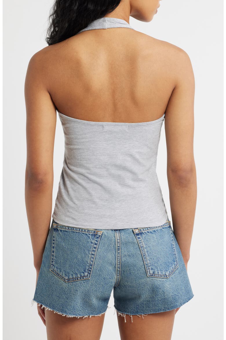 NY Halter Top, Alternate, color, HEATHER GREY