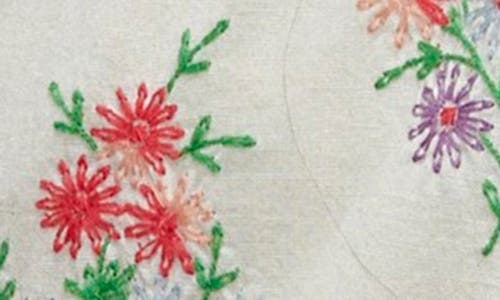 Free People We The Free Emma Embroidered Linen-blend Top