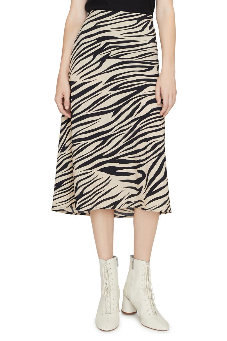 Everyday Midi Skirt, Main, color, ZEBRA
