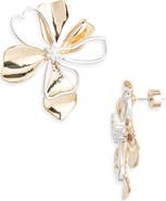 Nordstrom Crystal Center Open Petal Earrings