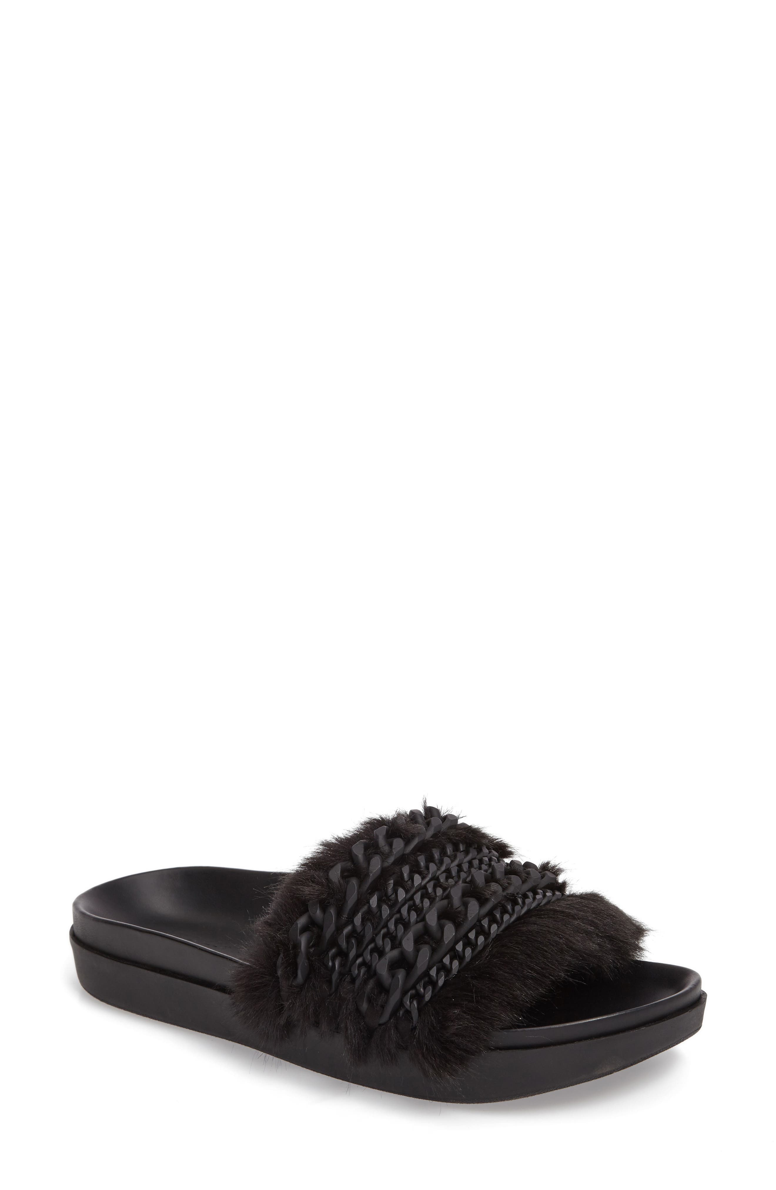 Sammy Slide Sandal, Main, color, BLACK