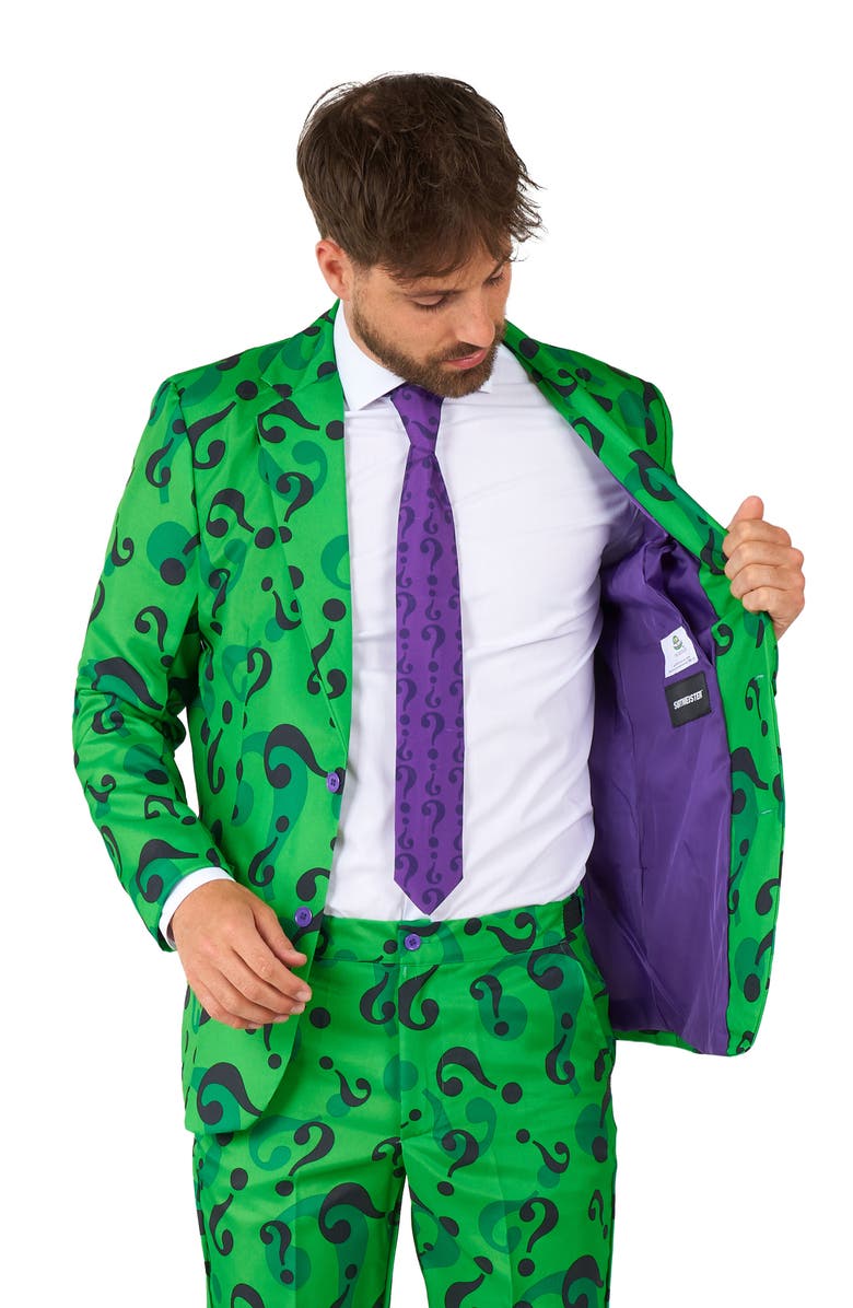 OppoSuits The Riddler 3-Piece Tuxedo Set, Alternate, color, 