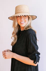 Sunshine Tienda Jakeline Palm Staw Hat