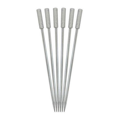 Stainless Steel Classic Cocktail Picks, Set of 6