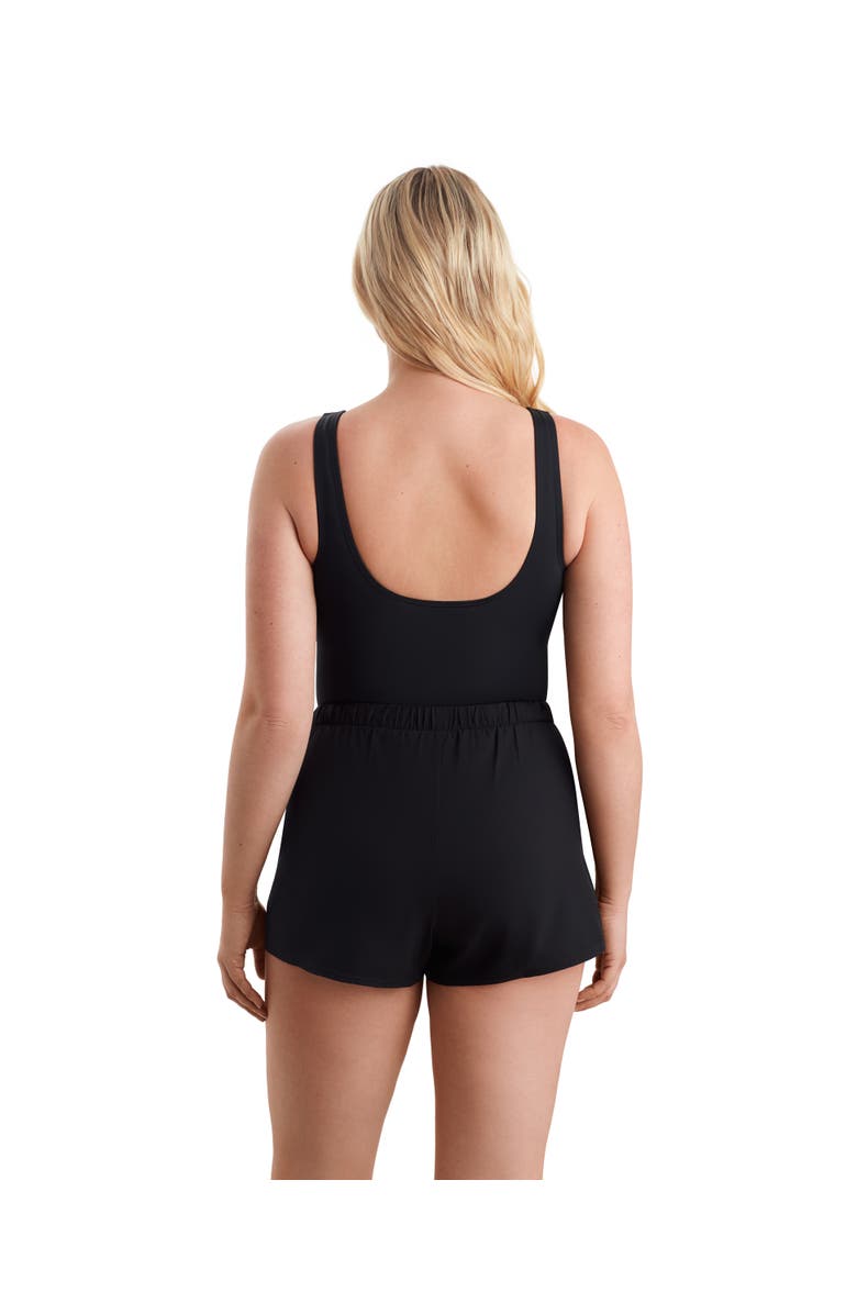 ShapeSolver Sport Scoopneck Runaround Chlorine Resistant One-Piece Swimsuit, Alternate, color, Linked Up