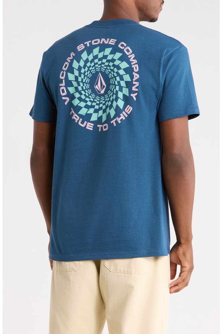 Rotator Cotton Graphic T-Shirt, Alternate, color, HARBOR BLUE