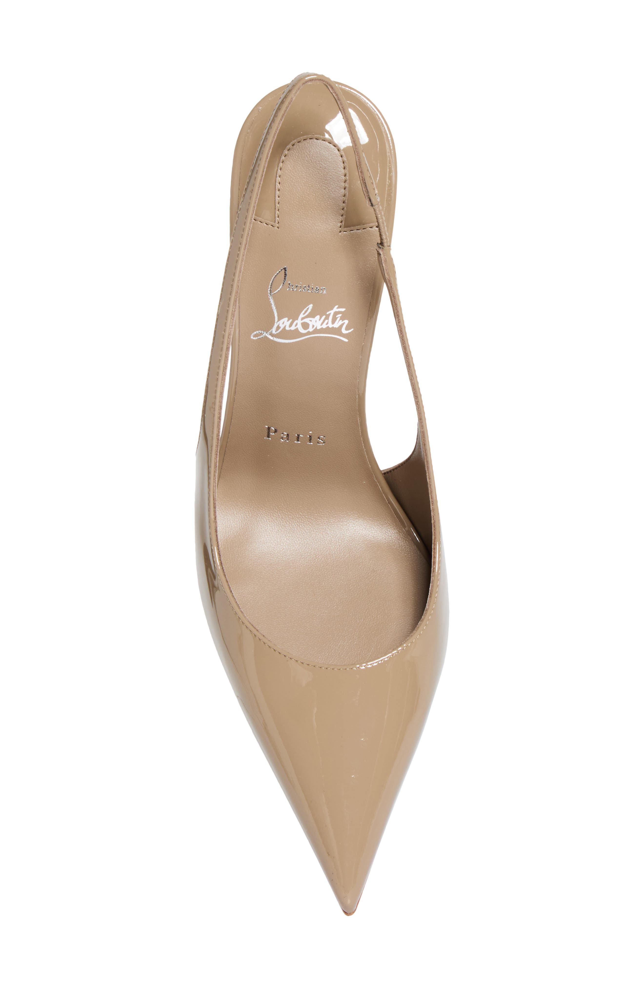 Christian Louboutin Miss Z Pointed Toe Slingback Pump (Women