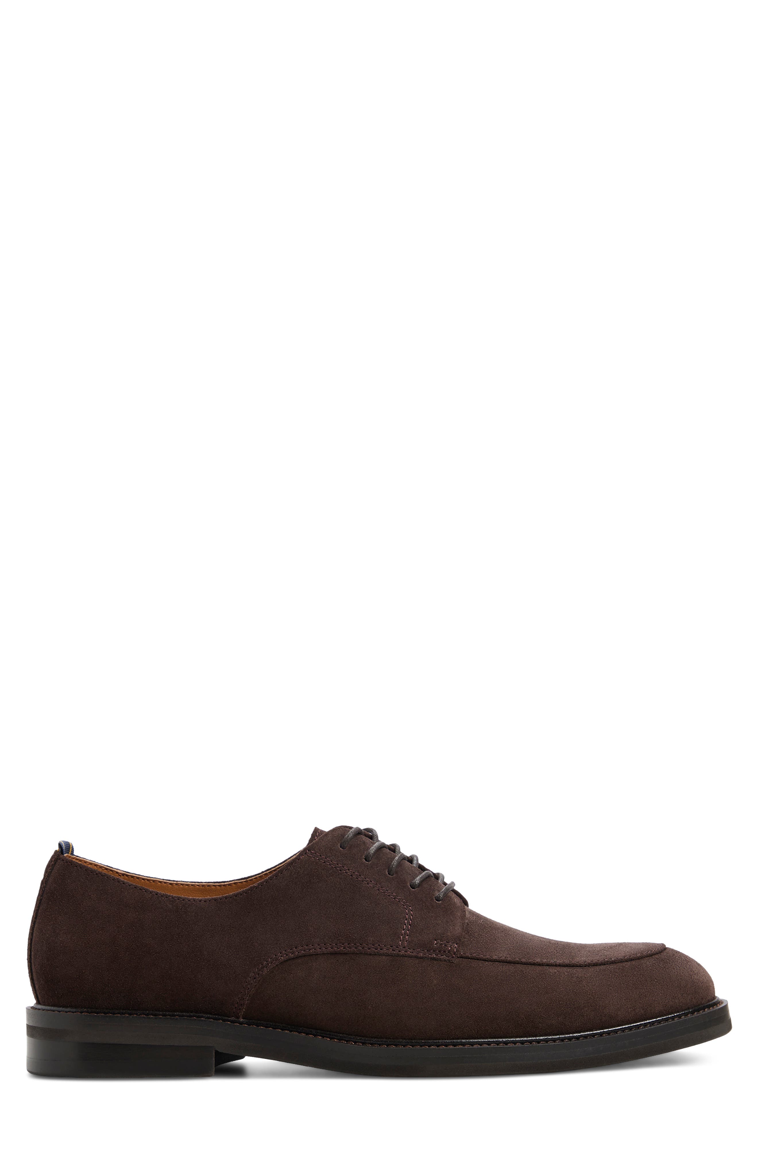 Belford Leather Derby, Alternate, color, DARK BROWN