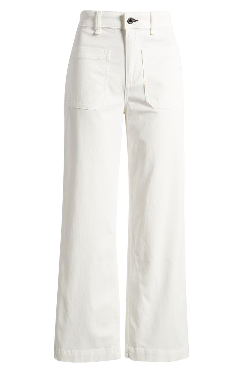 ASKK NY Sailor Wide Leg Twill Utility Pants, Alternate, color, 