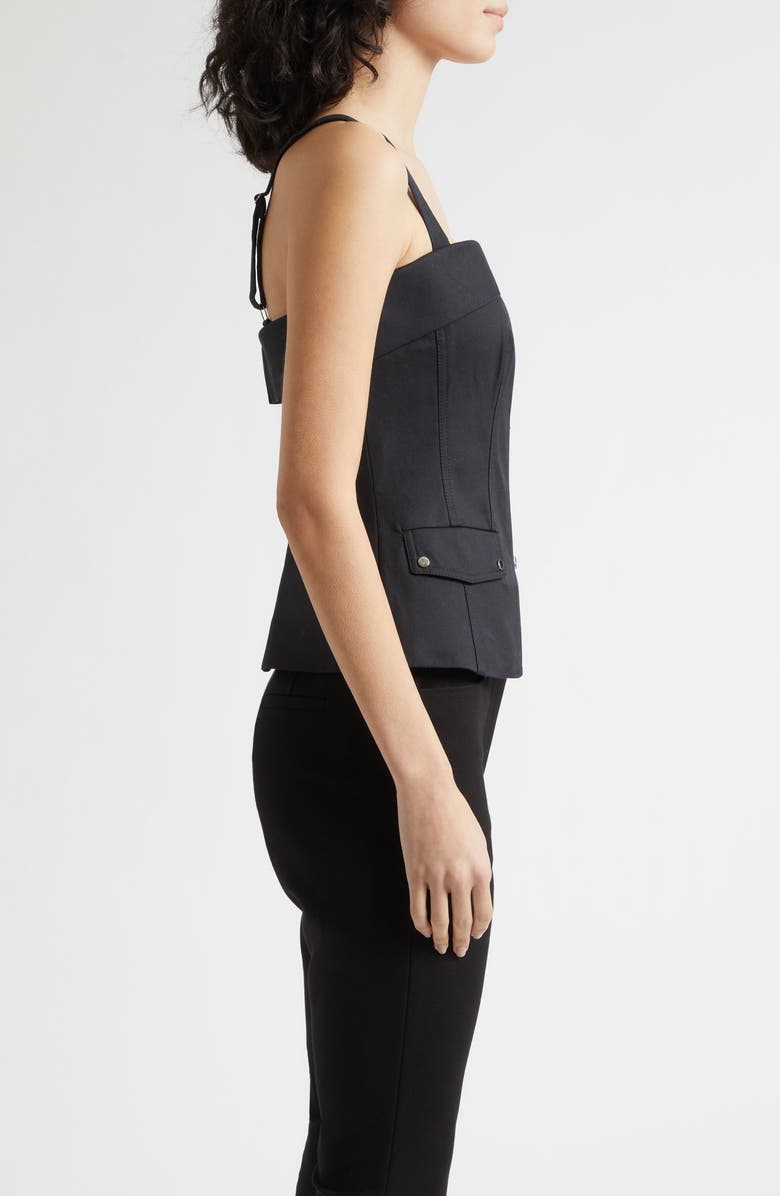 Toccin Jayden Zip Front Moto Tank, Alternate, color,