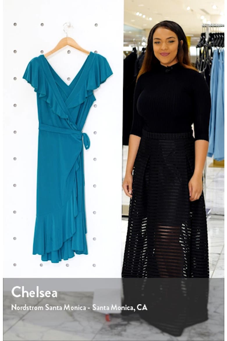 Phoebe Flounce Wrap Dress video