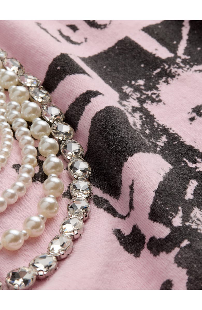 Alice + Olivia Micah Embellished Muscle T-Shirt, Alternate, color, Sex Pistols