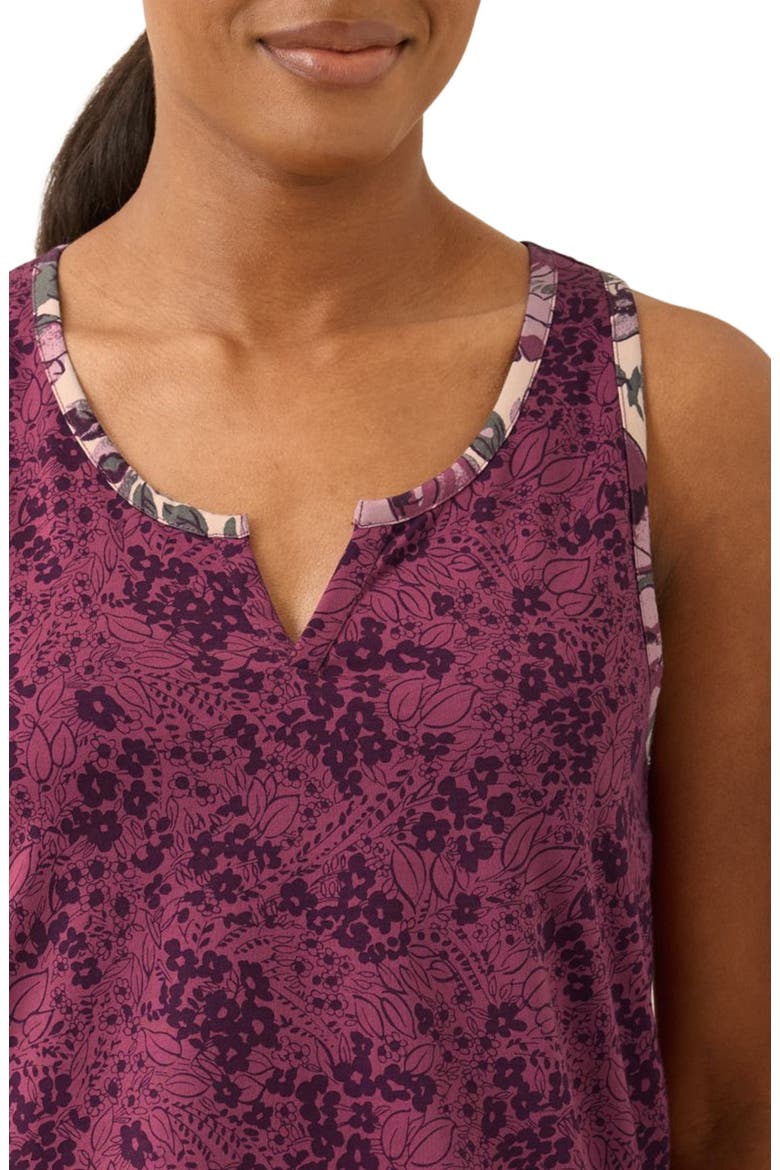 Organic Staycation Sleep Tank, Alternate, color, Gathered Garden