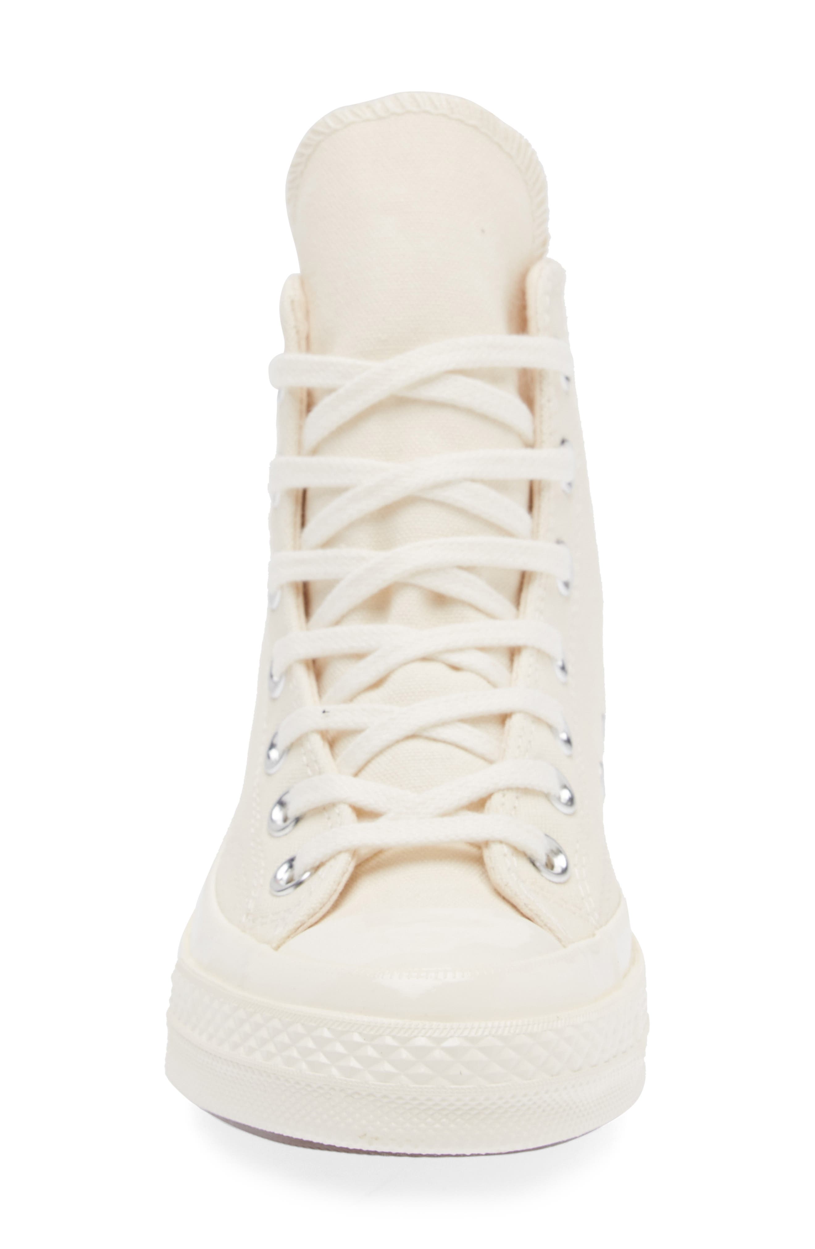 x Converse Chuck Taylor® All Star® Heart High Top Sneaker, Alternate, color, BEIGE