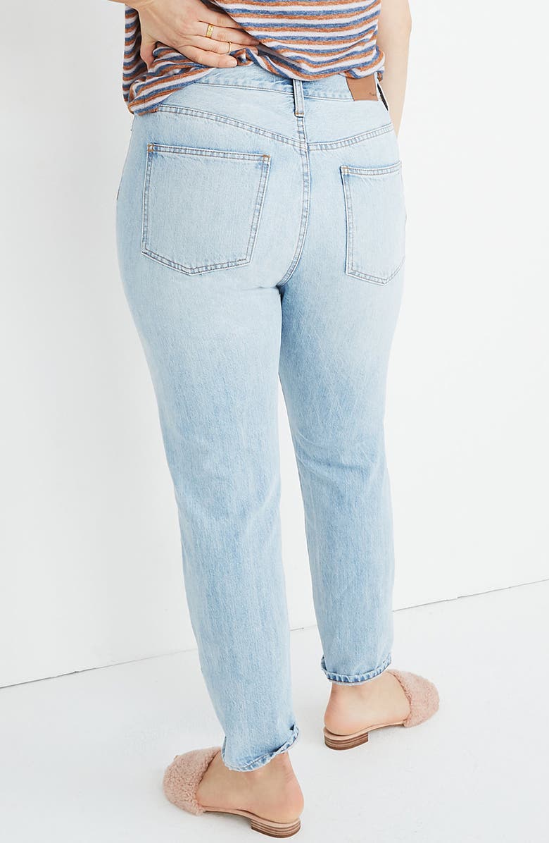 Madewell Perfect Vintage Step Hem Jeans, Alternate, color,