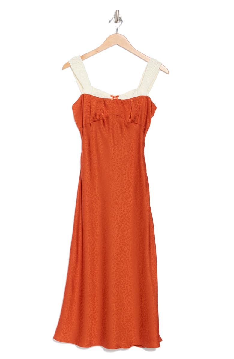 Lush Colorblock Satin Slipdress | Nordstromrack