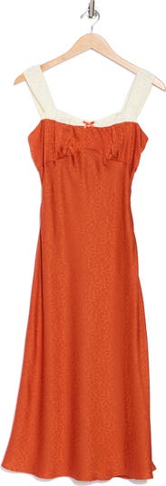Lush Colorblock Satin Slipdress | Nordstromrack