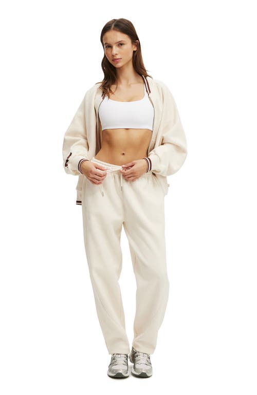 Cotton On Body Active Plush Essential Barrel Sweatpant In White