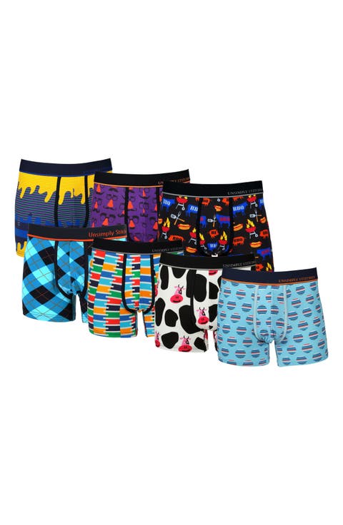 7-Pack Assorted Stretch Cotton Trunks