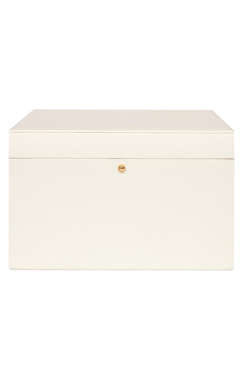 Rapport London TUXEDO LEATHER JEWELLERY BOX, Alternate, color, 