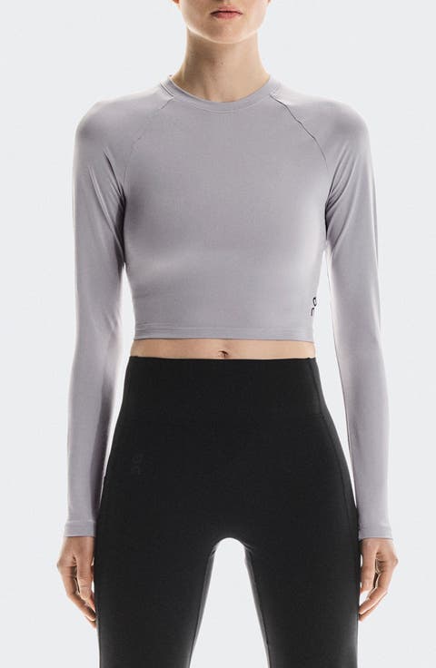Studio Long Sleeve Crop Top
