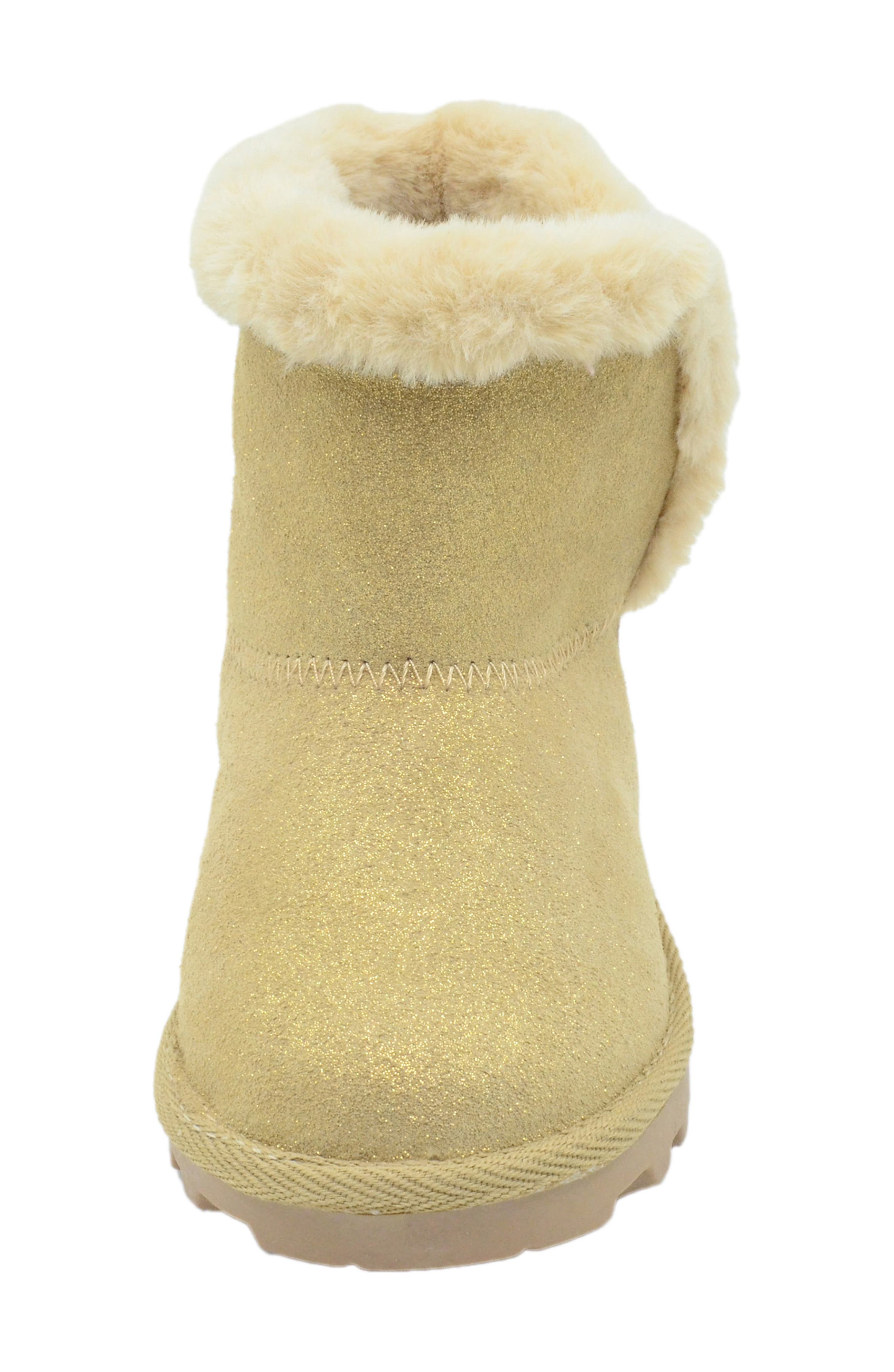 Kids' Suede Faux Fur Lined Boot