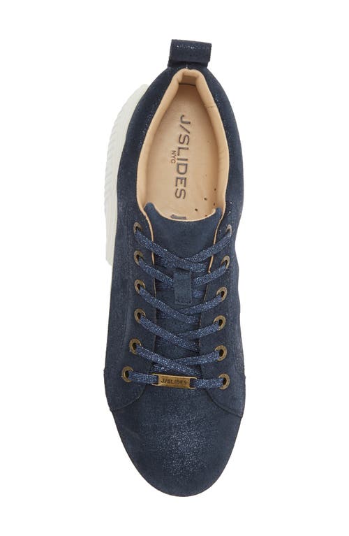 Jslides West Platform Sneaker In Blue