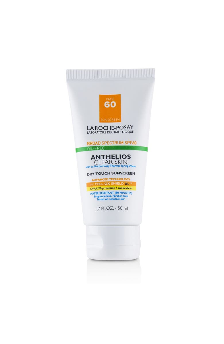 La Roche-Posay Anthelios 60 Clear Skin Dry Touch Sunscreen SPF 60, Alternate, color, 