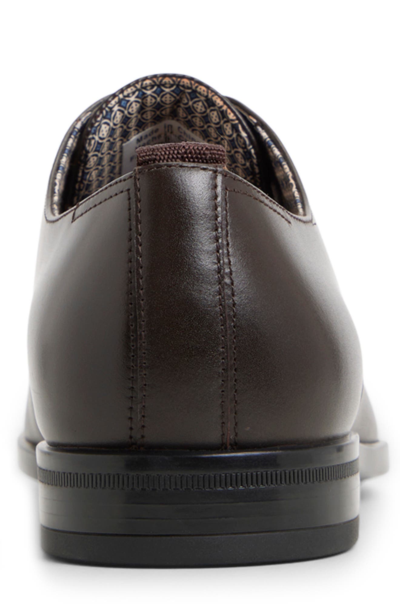 Garratt Cap Toe Derby, Alternate, color, DARK BROWN
