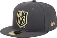 New Era Men's New Era Charcoal Vegas Golden Knights Core 59FIFTY Fitted Hat