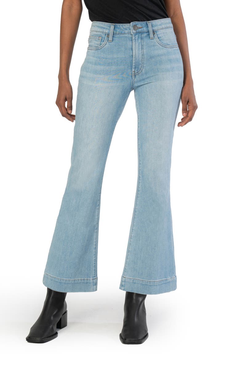 KUT from the Kloth Kelsey Fab Ab High Waist Flare Jeans, Main, color, 