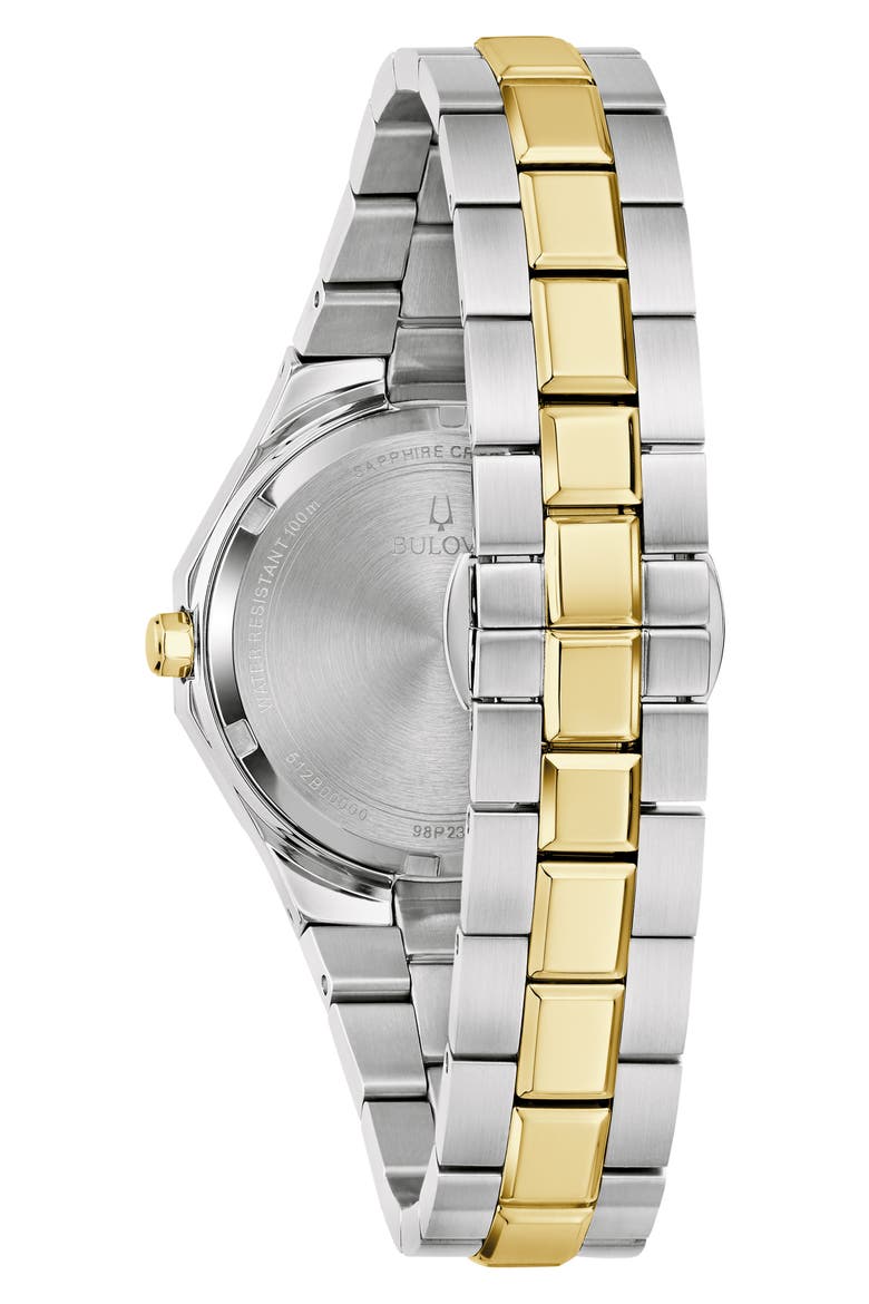 Classic Prestige Diamond Bracelet Watch, 32mm x 32mm, Alternate, color, TWO-TONE