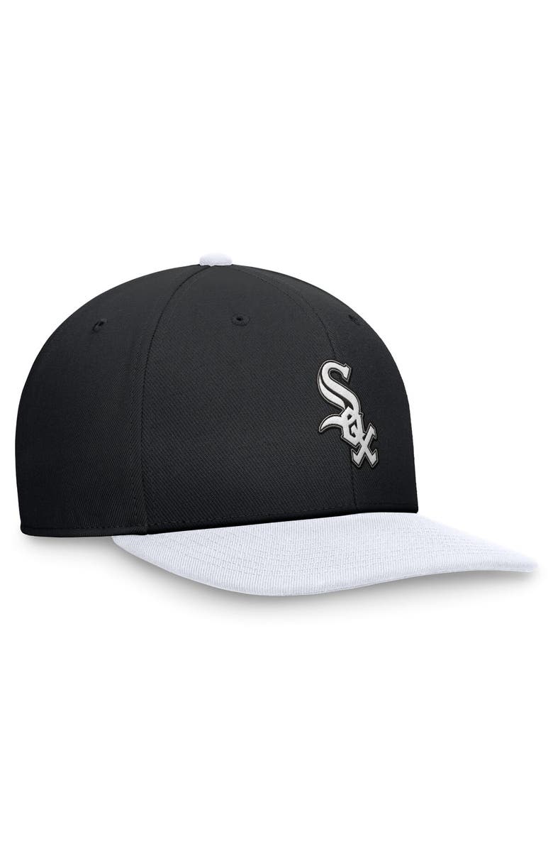 Nike Men's Nike Black/White Chicago White Sox Two-Tone Snapback Hat, Alternate, color, Black