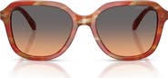 COACH 53mm Gradient Square Sunglasses
