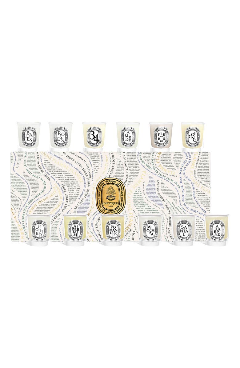 Diptyque 12-Piece Candle Gift Set, Main, color, 