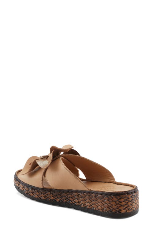 Spring Step Hilary Glam Slide Sandal In Beige