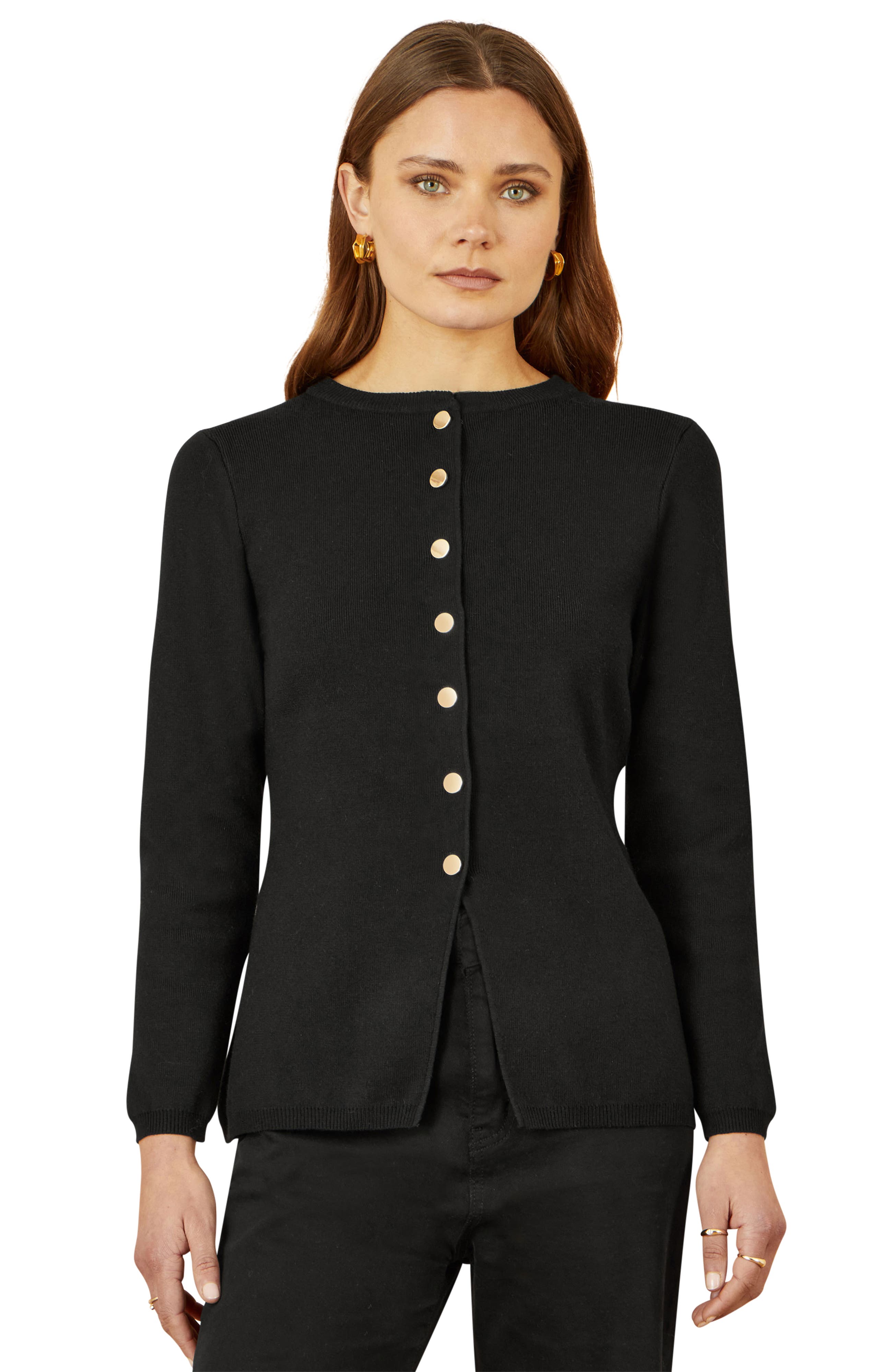Chic Peplum Button Up Cardigan - image 2