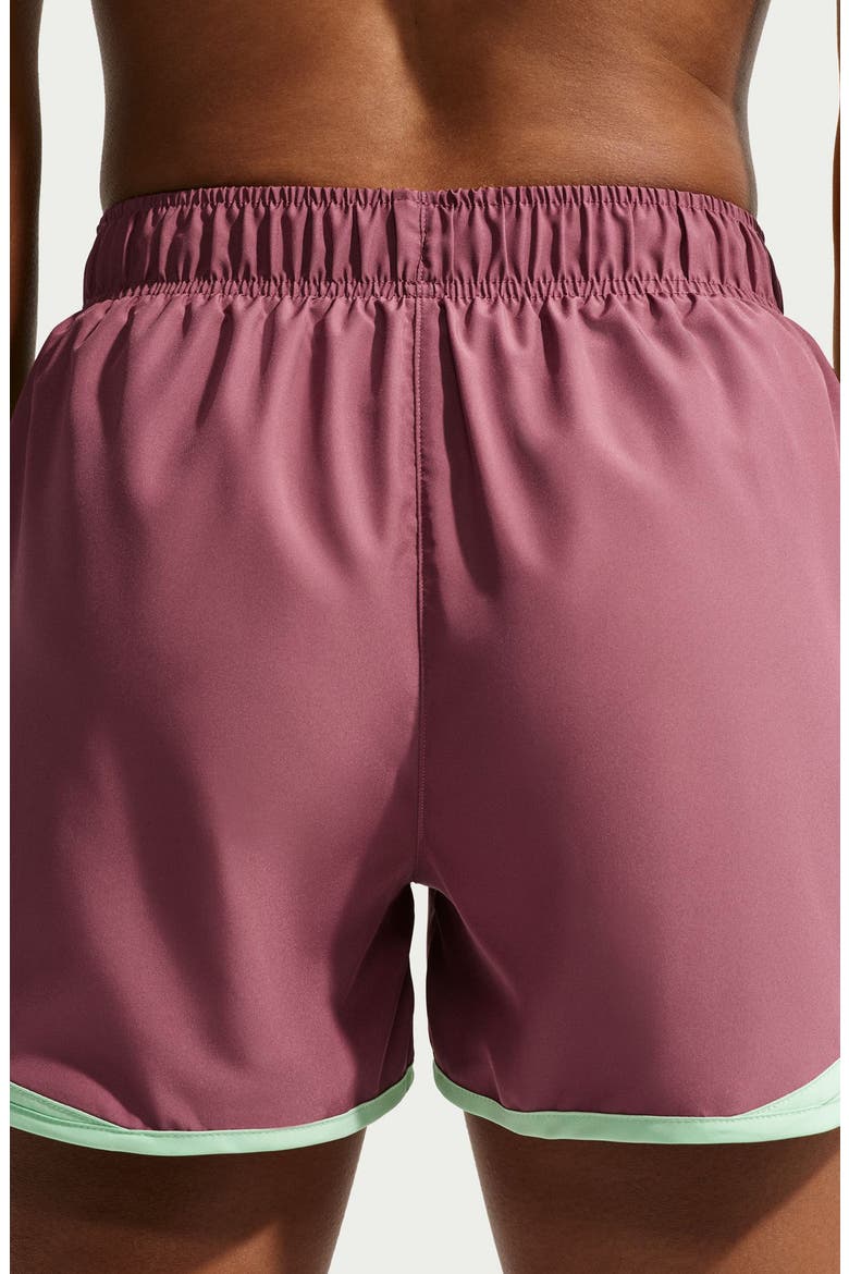 Tempo Dri-FIT Mid-Rise 3-Inch Running Shorts, Alternate, color, PINK SMOKE/ WHITE