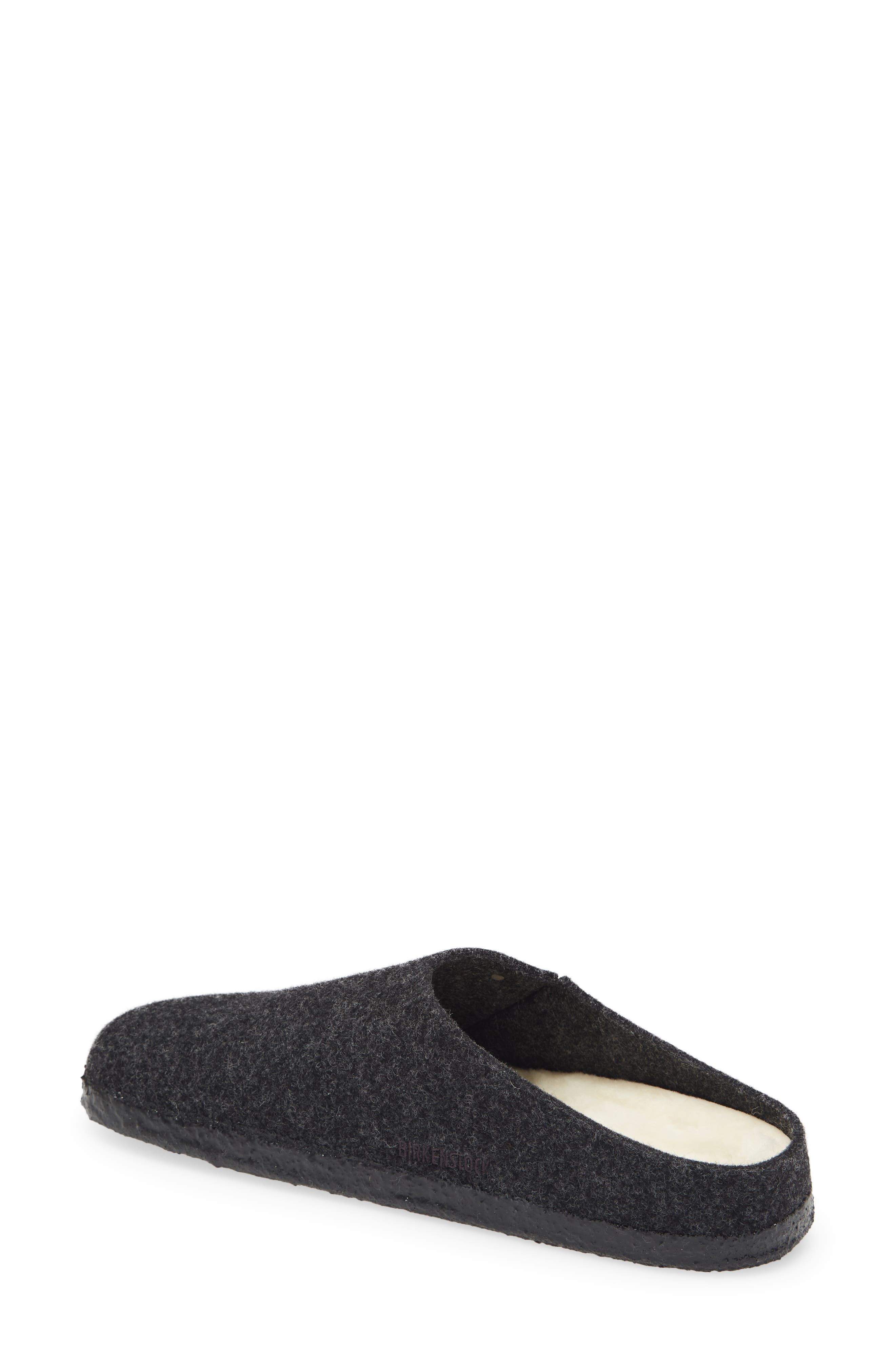 Zermatt Genuine Shearling Lined Slipper, Alternate, color, GRAY