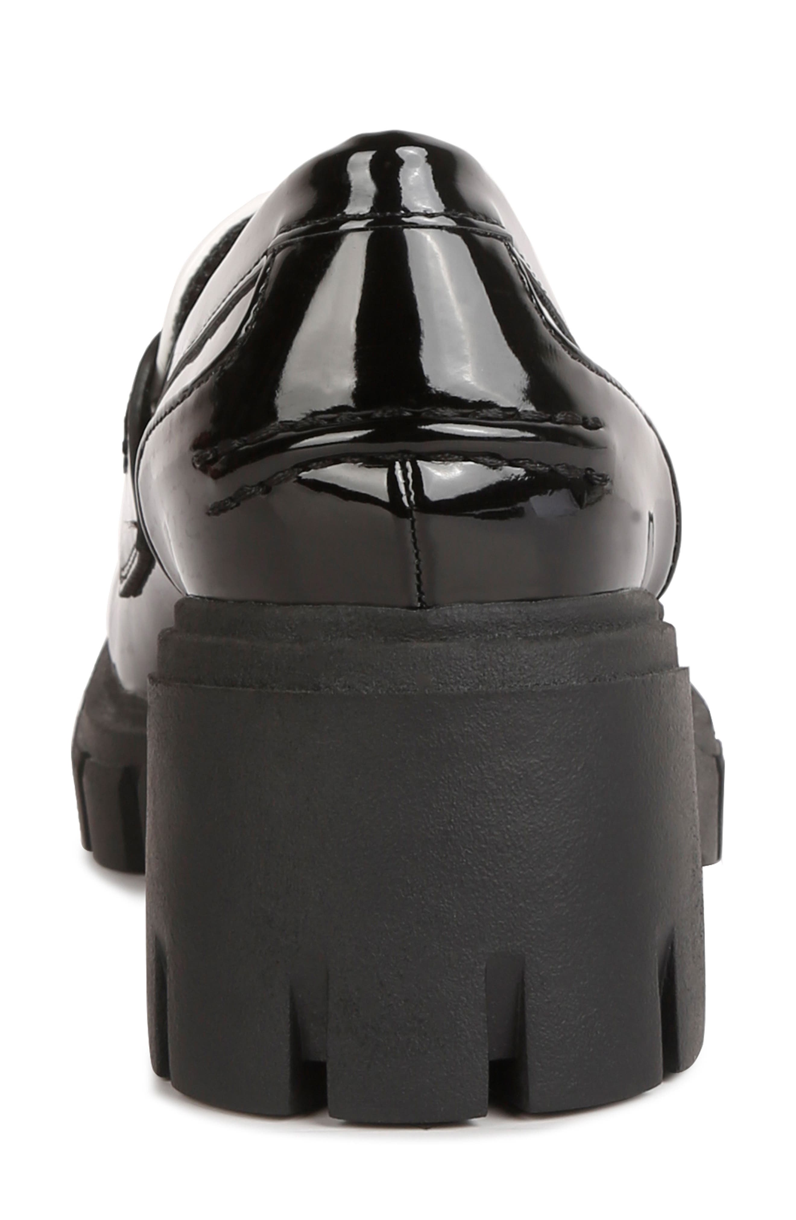 LONDON RAG Jonah Tassel Loafer Pump, Alternate, color, Black/White