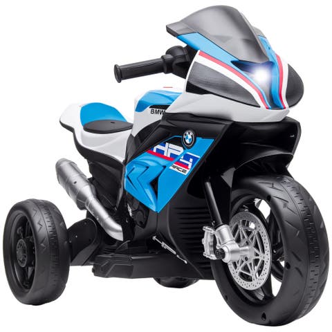 Licensed BMW HP4 Kids Electric Motorcycle, 3-Wheel, 6V, Music