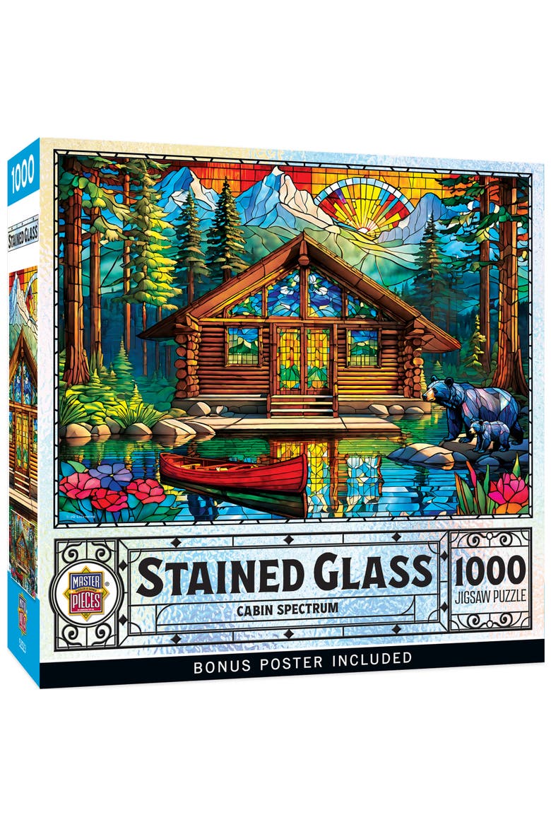 Cabin Spectrum 1000 Piece Jigsaw Puzzle, Main, color, Multicolor