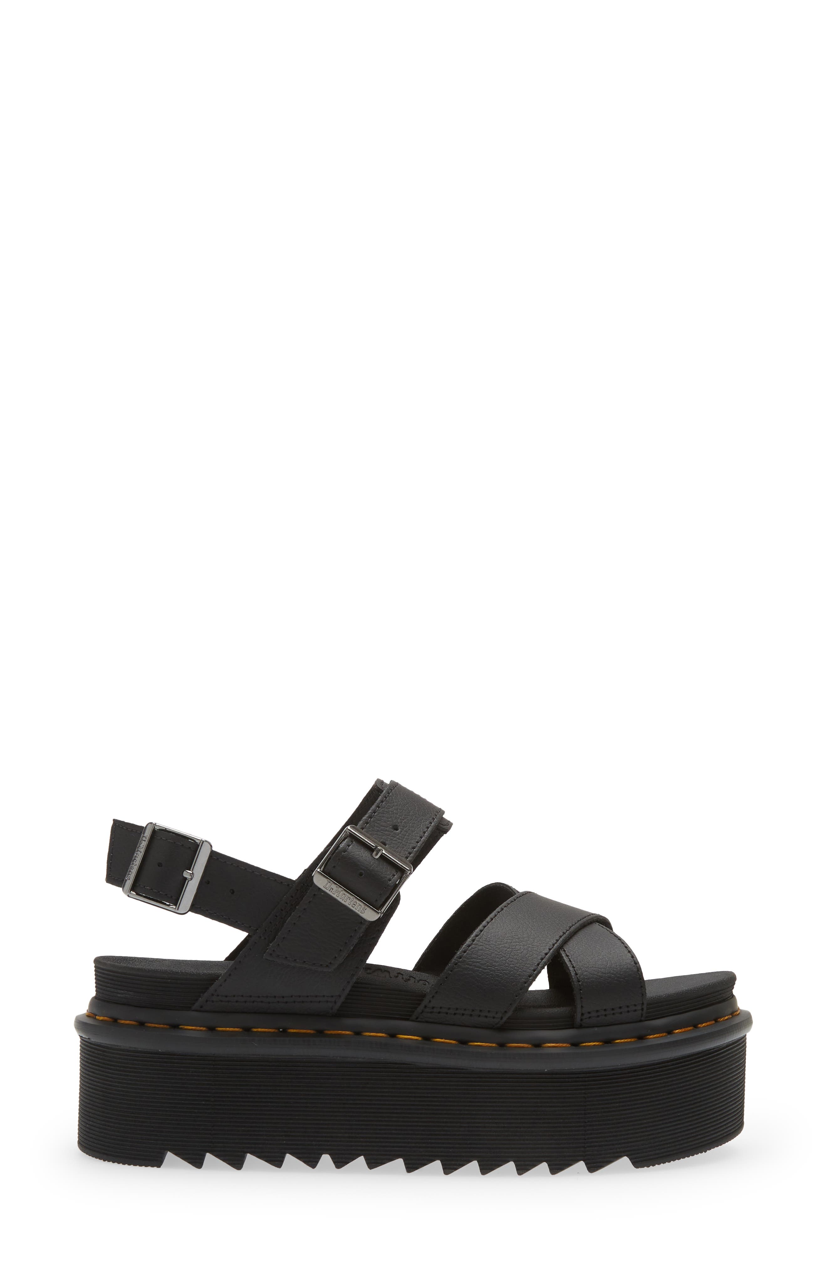 Dr. Martens Voss II Quad Strappy Platform Sandal, Alternate, color, 